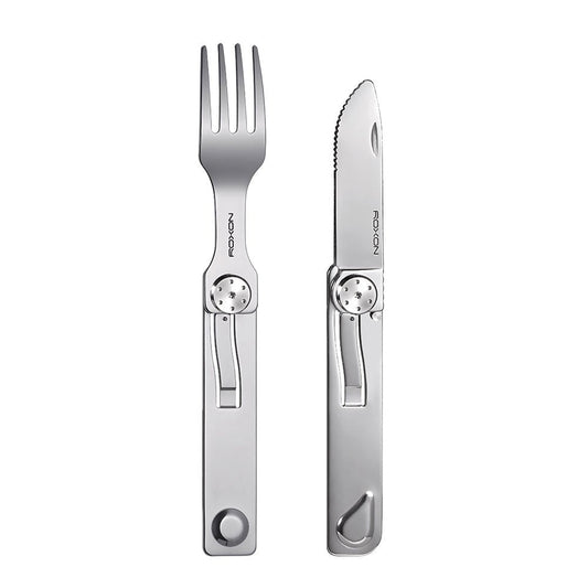 2-in-1 Folding Cutlery Set Knife & Fork