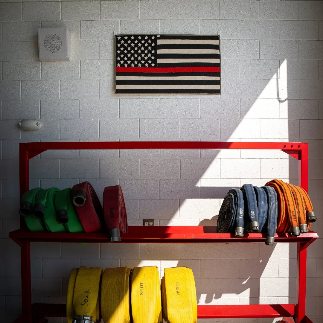 American Flag - Fire Hose - Thin Red Line