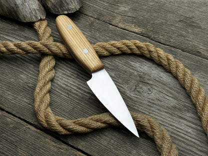 Hand-Forged Bushcraft Knife, 10 cm (3.94 inches)