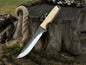 Hand-Forged Bushcraft Knife, 12 cm (4.72 inches)