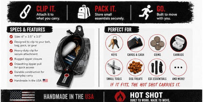 Hot Shot - Ranger - Keychain Pouch