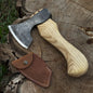Small Carving Axe with Leather Sheath, 0.47 kg (1 lb)